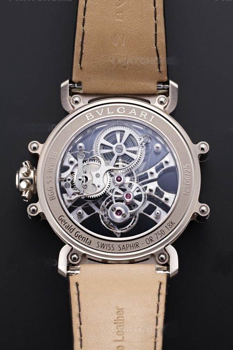 Bvlgari Gerald Genta Sapphire Bridge Tourbillon Watch